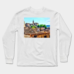 Orvietto Italy Hillside Long Sleeve T-Shirt